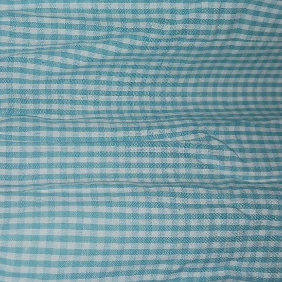 Turquoise Blue Maxi Gingham Dress - Picture 3 of 3